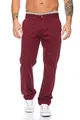 Rock Creek Herren Chino Hose Herrenhose RC-2083 [Bordo W30 L30]