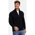 Indicode Strickjacke Herren INArutemia Herrenstrickjacke schwarz M (48)