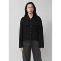 s.Oliver Funktionsjacke Indoor-Jacke Strukturierte Jacke aus Interlock schwarz S (36)