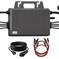TSUN Mikro-Wechselrichter 2000W TSOL-MS2000 für Balkonkraftwerk, IP67 wetterfest, 4 MPPT, Bluetooth & WiFi, inkl. 5m Anschlusskabel & 4X 1 m Solar-Verlängerungen, Micro Inverter