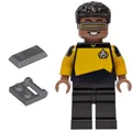 LEGO Star Trek Minifigur - trek004 - Lieutenant Commander La Forge - aus 10356
