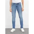 Jack & Jones Skinny-fit-Jeans JJILIAM Skinny Jeans mit Used-Waschung für schlanke Silhouette Abriebeffekte, modisch, skinny fit, Baumwollmischung blau 32