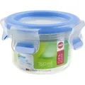 Emsa Clip & Close Frischhaltedose 0.15 L, Rund, Brotdose, Frischhaltebox, Brotbox, 508550 - Himmelblau
