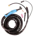 WELDINGER WIG-Schlauchpaket WP26 flex 4 m lang mit 2-poliger Steuerbuchse 9 mm Dorn flexiblem Brennerkopf (SPW13)