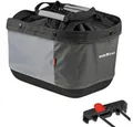 KlickFix Fahrradkorb KLICKfix Fahrradkorb Alingo GT grau 24x41x29 cm