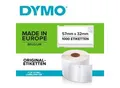 DYMO LabelWriter Mehrzweck-Etiketten, ablösbar, 57 x 32 mm, 1 x 1000 Stück, weiß