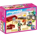 PLAYMOBIL Dollhouse 70207 Gemütliches Wohnzimmer, Mit Lichteffekt, Ab 4 Jahren