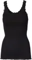 rosemunde Spitzentop Babette Silk Top mit Seide umgedrehter Vintage-Spitzenbesatz, feminin, bequem, Seidenmix