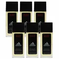 Adidas Active Bodies 6 x 75 ml Deodorant Natural Spray Set