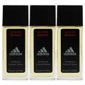 Adidas Active Bodies 3 x 75 ml Deodorant Natural Spray Set