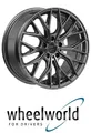 4x Wheelworld WH37 8,5x19 5/108 ET40 Daytona Grau Lackiert