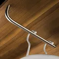Garderobenstange Norma II 230 mm Ø 12 mm echt Edelstahl gebürstet L-Form Kleiderbügelhalter von SO-TECH®