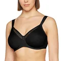 Triumph Damen Minimizer-BH True Shape Sensation W01, mit Bügel, ohne Polsterung, Verstellbare Träger, 90C, Schwarz