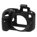easyCover - Silikon Kameratasche - Schutz für Ihre Kamera - Nikon D3300/D3400 - Schwarz