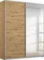 OTTO home Schwebetürenschrank Kleiderschrank Schrank Garderobe Schlafzimmerschrank THANOS (3 verschiedene Ausstattungen BASIC/CLASSIC/PREMIUM (inkl. SOFT-CLOSE) Optional mit Spiegel, Metall-Griffleisten alufarben MADE IN GERMANY