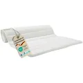 ergonomischer Topper mit Schaumkern, 200 x 200 cm, weich, atmungsaktive Matratzenauflage für alle Matratzen, Bodyprotect - Weiß