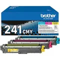 Brother 241 Originaltoner Rainbowpack cyan, magenta, gelb