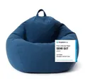 Lumaland Sitzsack LUMALAND Comfort Line Sitzsack XXL 315 L - bequemer Indoor Sofa Sessel, Pouf separat erhältlich - Bean Bag mit Füllung - XXL Lounge Sitzkissen