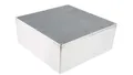 Obudowa ekranowana Srebrny IP66 Neopren, 250 x 250 x 100mm, RS PRO