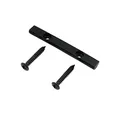 Musiclily Pro 43mm Messing Bass Saitenniederhalter String Retainer Bar für 4-Saiter E-Bass, Schwarz