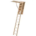 DOLLE Bodentreppe "DOLLE pur", max. Raumhöhe 285 cm, Fichtenholz, U-Wert 1,6 W/(m²K) - beige