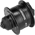 SHIMANO DH-3D37 6 Volt/3 Watt, zentraler Verschluss mit 36 Öffnungen Nabendynamo Black 6 Löcher