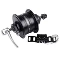 Shimano Laufrad SHIMANO Nabendynamo DH-3D37 6 Volt/3 Watt 36 Loch Center-Lock Schwarz