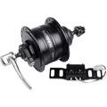 SHIMANO Nabendynamo DH-3D37 6 Volt/3 Watt 36 Loch Center-Lock Schwarz