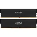 Crucial Pro OC Schwarz 64GB Kit 2x32GB DDR5-6000 CL40 UDIMM Gaming-Arbeitsspeicher - Unterstützt Intel XMP 3.0 und AMD EXPO
