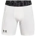 Under Armour® Trainingstights Under Armour Herren Tight HG Armour Shorts 1361596 weiß L