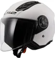 LS2 Motorradhelm OF616 Airflow II Solid Jethelm, vorbereitet für Kommunikationssystem