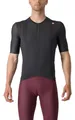 CASTELLI Herren Espresso Trikot für Rennrad und Gravel Biking l Radfahren, Hellschwarz/Dunkelgrau, 3X-Groß
