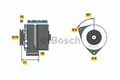 BOSCH Lichtmaschine Generator LiMa ohne Pfand 0 986 034 110