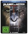Planet Der Affen Trilogie Steelbook [Blu-ray]