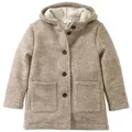 Hessnatur Outdoorjacke aus reiner Schurwolle (1-St) beige 110/116