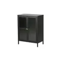 Sideboard   , schwarz , Maße (cm): B: 64 H: 84