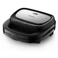 Philips Waffel- und Sandwichmaker 5000-Serie, 750 W, Schwarz (HD2350/80) - Silber