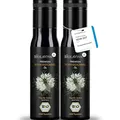 Premium BIO Schwarzkümmelöl – kaltgepresst & ungefiltert – hoher Thymochinongehalt - 100% Nigella sativa aus Ägypten – laborgeprüft & lichtgeschützt im Miron Violettglas (2x100 ml)