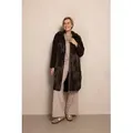 Zhrill Fellimitatmantel ZHKARTINI mit Stehkragen, Regular Fit braun L (40)