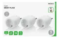 DELTACO SMART HOME WLAN-Steckdose 3er-Set mit Timer & Sprachsteuerung 10 A