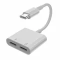 A87 OTG Audio Adapter USB-C auf 2× USB-C | 2-in-1 Musik & Schnellladen bis 60W | Typ-C Kopfhörer & Ladeadapter