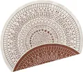 Hanse Home Twin Wendeteppiche In- & Outdoorteppich Rund Porto Creme Terra