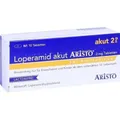 LOPERAMID akut Aristo 2 mg Tabletten 10 St. PZN 07756497