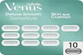 Gillette Venus Pro Smooth Sensitive Nachfüllpack für Damenrasierer für empfindliche Haut, Authentic, Kartuschen mit 3 Klingen und einem Hauch Aloe Vera gegen Reizung durch die Rasur, 10 Stück