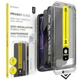 Deppa | 2 Stück | Sichtschutz für iPhone 17e/16e/iPhone 14/13 Pro/13 (6.1') mit Smart-Schablone | staub&blasenfrei | 9H gehärtetes | vollständiger Schutz |
