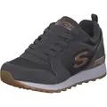 Skechers Damen Retros-og 85-goldn Gurl Sneaker, Grau Charcoal Suede Nylon Mesh Rose Gold Trim Ccl, 36 EU