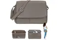 Alessandro Salvatore Handtasche Leder Damen mittel klein Lederhandtasche, Schultertasche Echtleder Damentasche Tasche Florenz 12975 + Etui