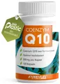Q10 Kapseln hochdosiert 120x mit 200mg Coenzym Q10 pro Kapsel - hochwertiges Coenzym Q10 (vegan) aus Fermentation - laborgeprüft mit Zertifikat - 100% vegan - Vorrat für 4 Monate