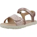Geox J Haiti Girl Sandal, Light PINK, 34 EU