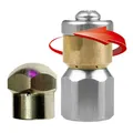 Rohrreinigungsdüse SET 2 Stück 1/8" starr & rotierend für Rohrreinigungsschlauch